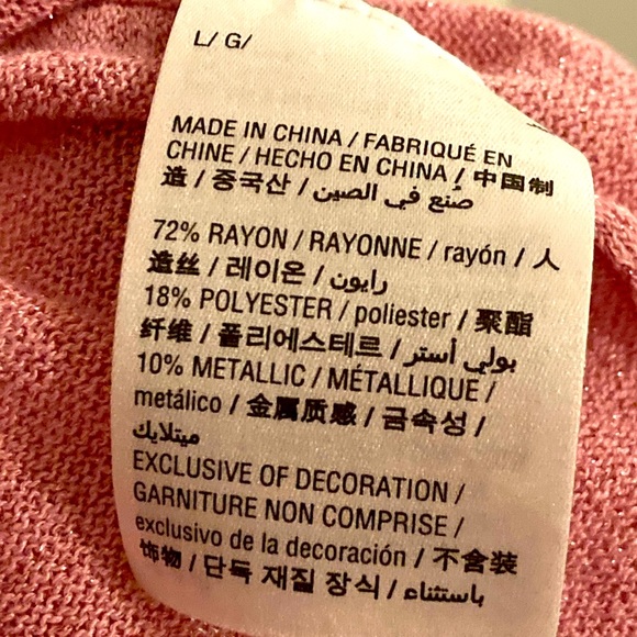 Sparkly Pink INC International Concepts “love is all” shirt 💓 - Picture 5 of 5